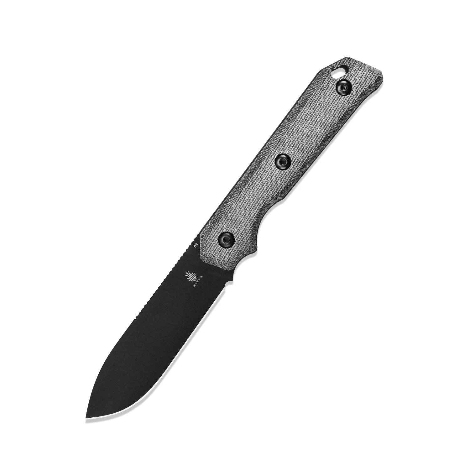 Kizer Begleiter D2 Fixed Blade Knife Black Micarta Handle 1045C1 (3.77” Black) 3 Kizer Begleiter D2 Fixed Blade Knife Black Micarta Handle 1045C1 (3.77” Black)