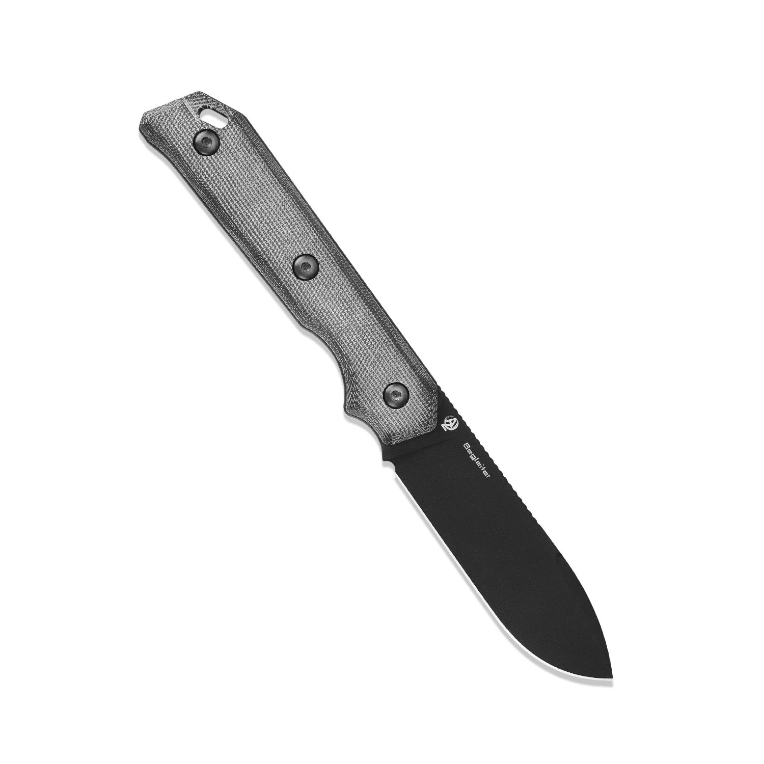 Kizer Begleiter D2 Fixed Blade Knife Black Micarta Handle 1045C1 (3.77” Black) 4 Kizer Begleiter D2 Fixed Blade Knife Black Micarta Handle 1045C1 (3.77” Black) - Image 2