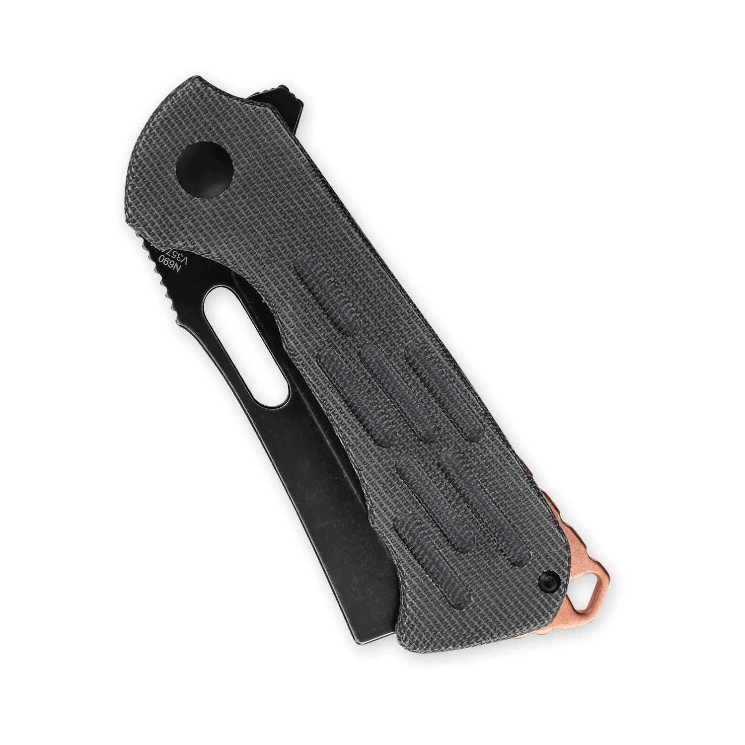 Kizer D.O.C.K. Quatch Cleaver Liner Lock Knife Black Micarta V3574N1 (2.875" Stonewash) 9 Kizer D.O.C.K. Quatch Cleaver Liner Lock Knife Black Micarta V3574N1 (2.875" Stonewash) - Image 7