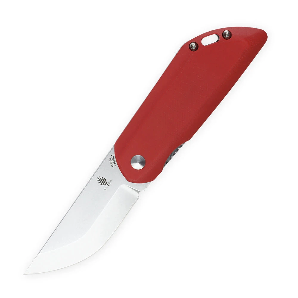 Kizer Michael Pretsch Comfort Liner Lock Knife Red G-10 V4559C1 (3.27" Stonewashed) 3 Kizer Michael Pretsch Comfort Liner Lock Knife Red G-10 V4559C1 (3.27" Stonewashed)