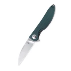 Kizer Swaggs Swayback Liner Lock Knife Green G-10 V3566N5 (2.99" SW)