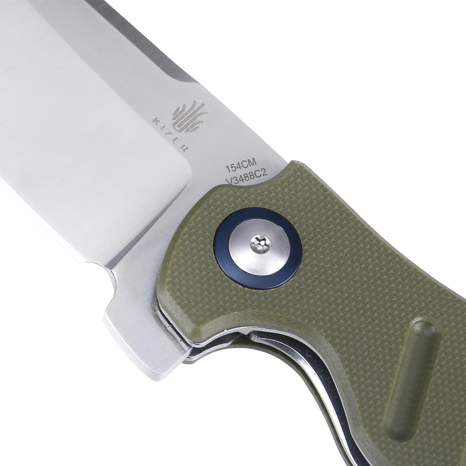 Kizer Mini Sheepdog C01c G-10 Green V3488C2 (2.63" Satin) 5 Kizer Mini Sheepdog C01c G-10 Green V3488C2 (2.63" Satin) - Image 3