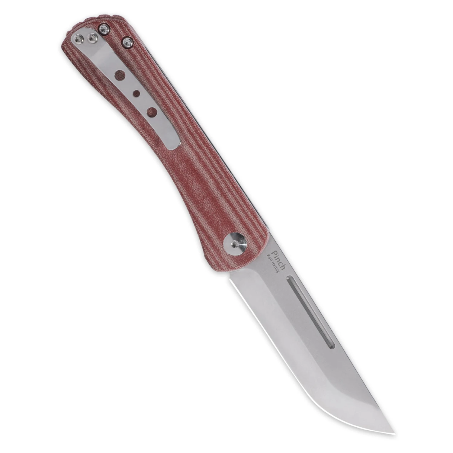 Kizer Pinch Micarta Red V3009N5 (3.04" Stonewash) 4 Kizer Pinch Micarta Red V3009N5 (3.04" Stonewash) - Image 2