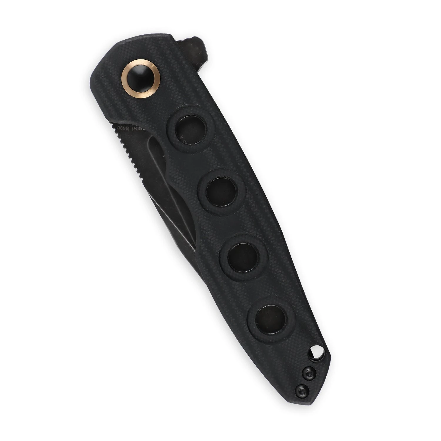 Kizer Nalu Boersma Z-82 Frame Lock Knife Gray G-10 V4568N1 (3.5" Satin) 9 Kizer Nalu Boersma Z-82 Frame Lock Knife Gray G-10 V4568N1 (3.5" Satin) - Image 7