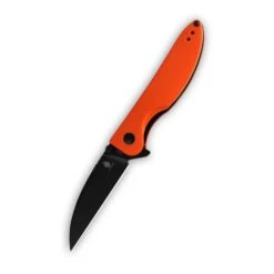 Kizer Official Exclusive | Swayback | Flipper Knife | 2.99" M390 Wharncliffe Blade | Orange G10 Handle | V3566KFC