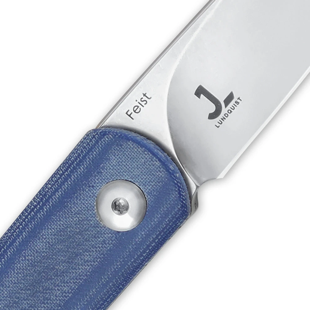 Kizer Feist Blue Denim Micarta V3499C1 (2.8" Stonewash) 6 Kizer Feist Blue Denim Micarta V3499C1 (2.8" Stonewash) - Image 4