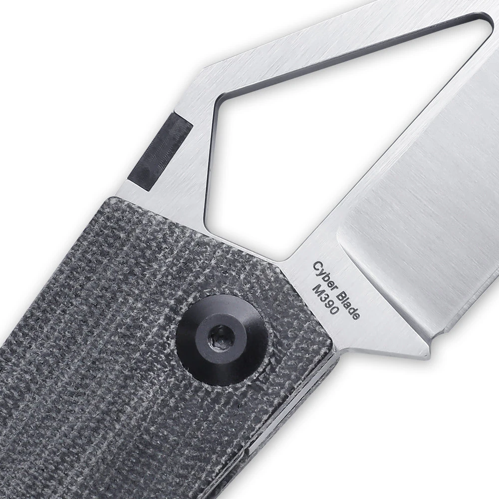 Kizer Cyber Blade Micarta Black V2563A3 (2.1" Satin) 6 Kizer Cyber Blade Micarta Black V2563A3 (2.1" Satin) - Image 4