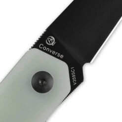 Kizer Converse Transparent G10 Handle V3595C1 (2.9'' Black Coated) -Kizer Sales Store 1 5 873fafc3 cf64 42f6 8706 50f9f5202055