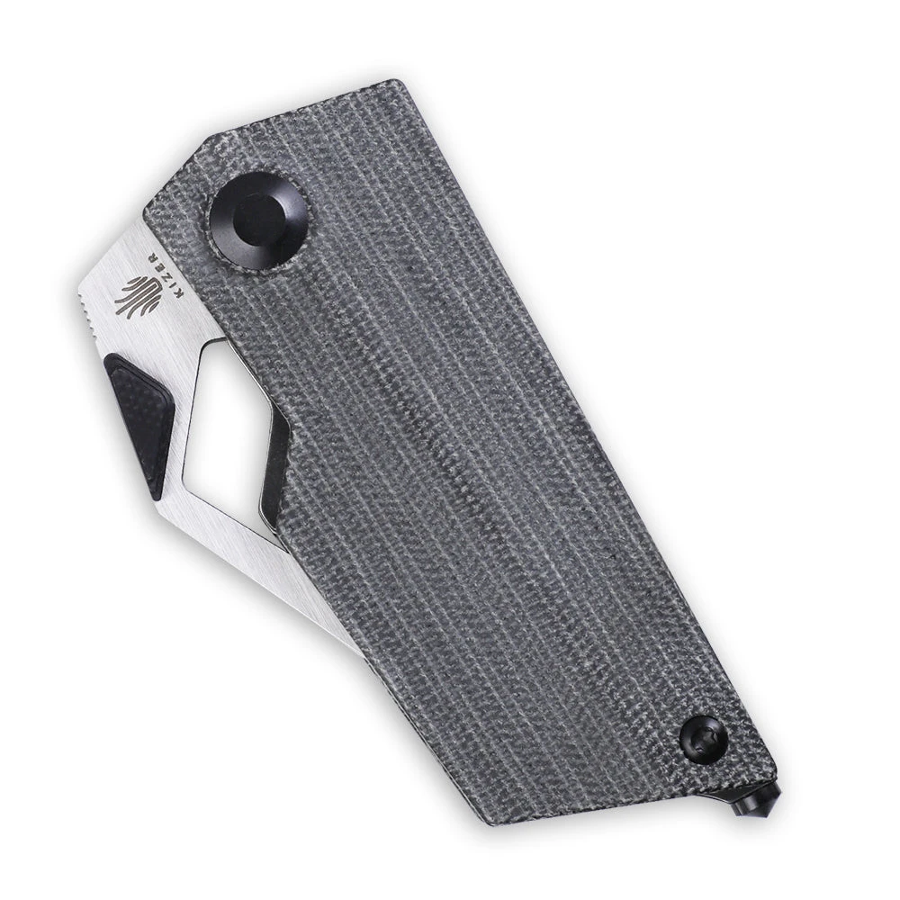 Kizer Cyber Blade Micarta Black V2563A3 (2.1" Satin) 9 Kizer Cyber Blade Micarta Black V2563A3 (2.1" Satin) - Image 7