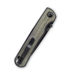 Kizer Rapids Black And Green G10 & Micarta V3594C2 (3.46'' Black Coated) -Kizer Sales Store 1 c72fc290 0982 4c03 8ac6 0b236f38d9db