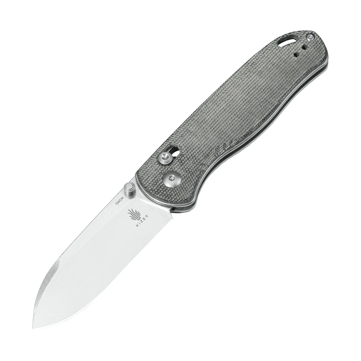 Kizer Drop Bear 154CM Blade Micarta Handle V3619C3 (2.99" Stonewashed) 3 Kizer Drop Bear 154CM Blade Micarta Handle V3619C3 (2.99" Stonewashed)