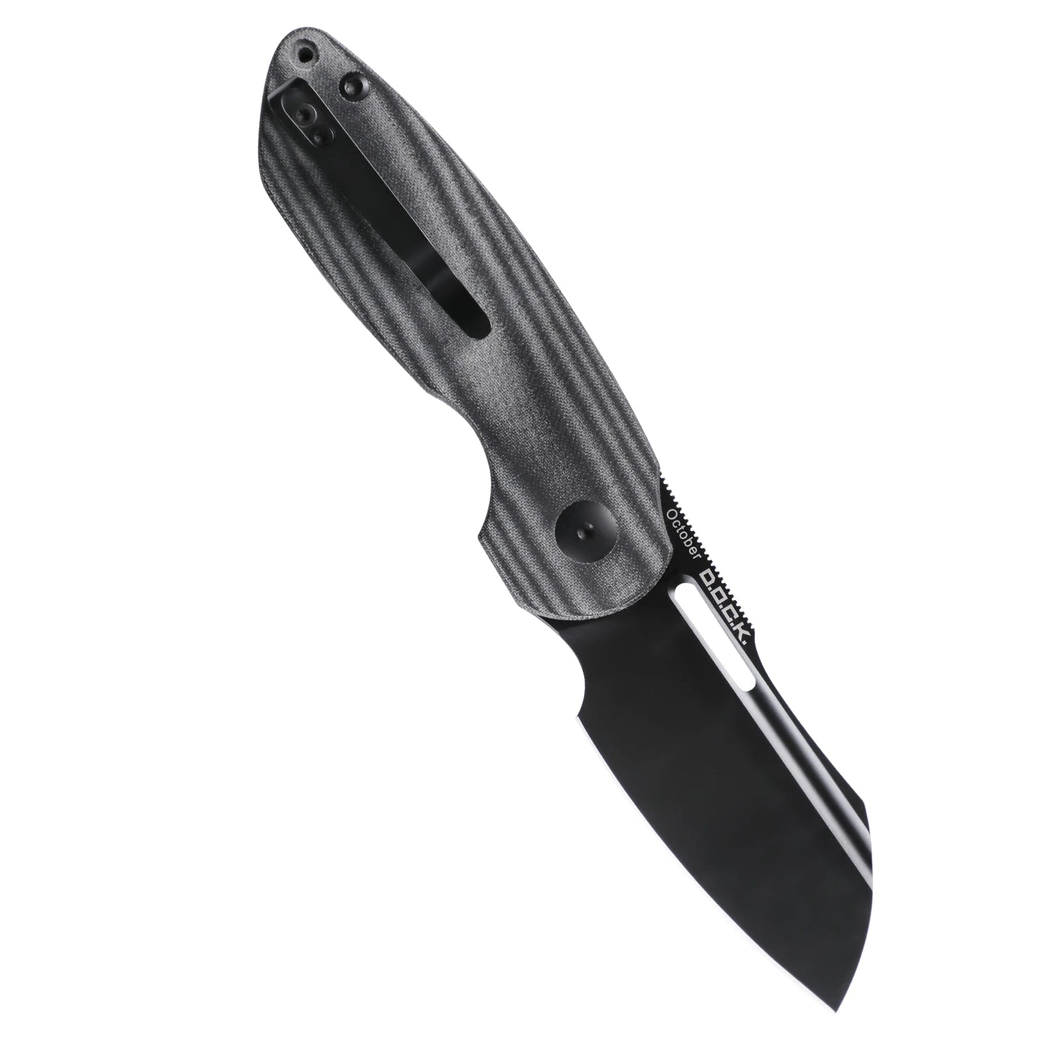 Kizer October Micarta Black V3569A1 (2.9" Black) 4 Kizer October Micarta Black V3569A1 (2.9" Black) - Image 2