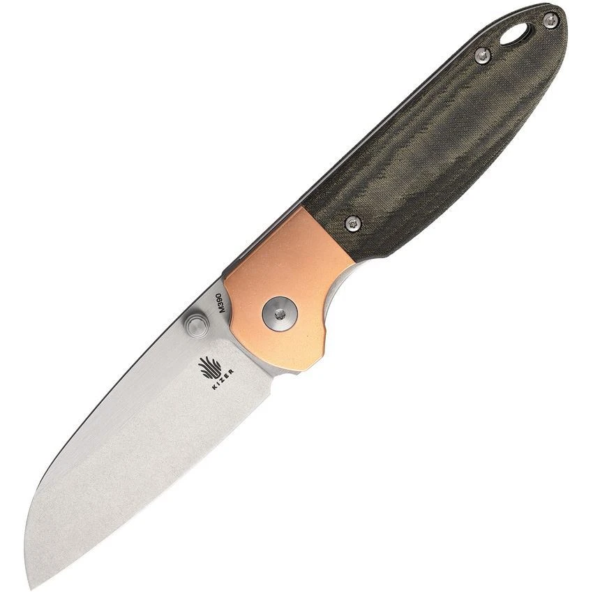 Kizer V3575A1 Deviant Linerlock Knife Green 3 Kizer V3575A1 Deviant Linerlock Knife Green