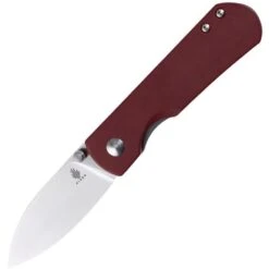 Kizer 3525S1 Yorkie Linerlock Red Micarta