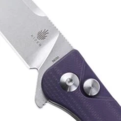 Kizer Swaggs Swayback Button Lock Knife Purple G-10 V3566N1 (2.99" SW) -Kizer Sales Store 3 38cc5601 f722 40d7 bc8a 704c3c718a8e