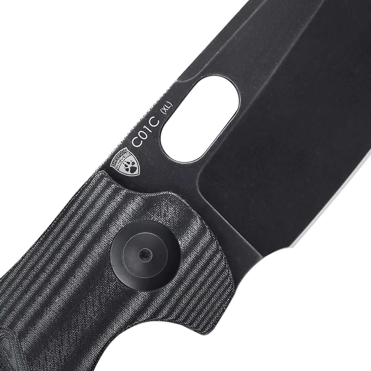 Kizer Sheepdog C01c(XL) Black Micarta Handle V5488C5 (3.95" Black Stonewash) 6 Kizer Sheepdog C01c(XL) Black Micarta Handle V5488C5 (3.95" Black Stonewash) - Image 4