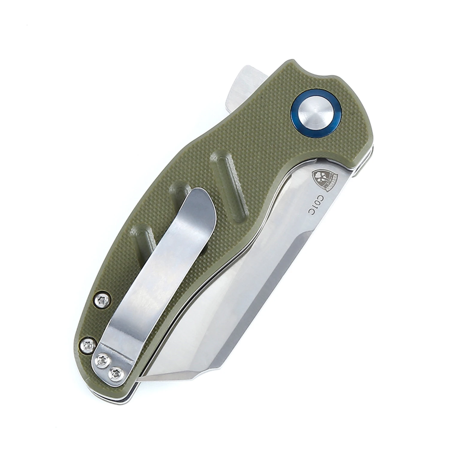 Kizer Mini Sheepdog C01c G-10 Green V3488C2 (2.63" Satin) 8 Kizer Mini Sheepdog C01c G-10 Green V3488C2 (2.63" Satin) - Image 6