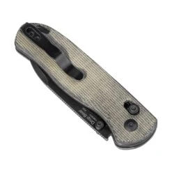 Kizer Drop Bear 154CM Blade Micarta Handle V3619C4 (2.99" Black Stonewashed) -Kizer Sales Store 5 2