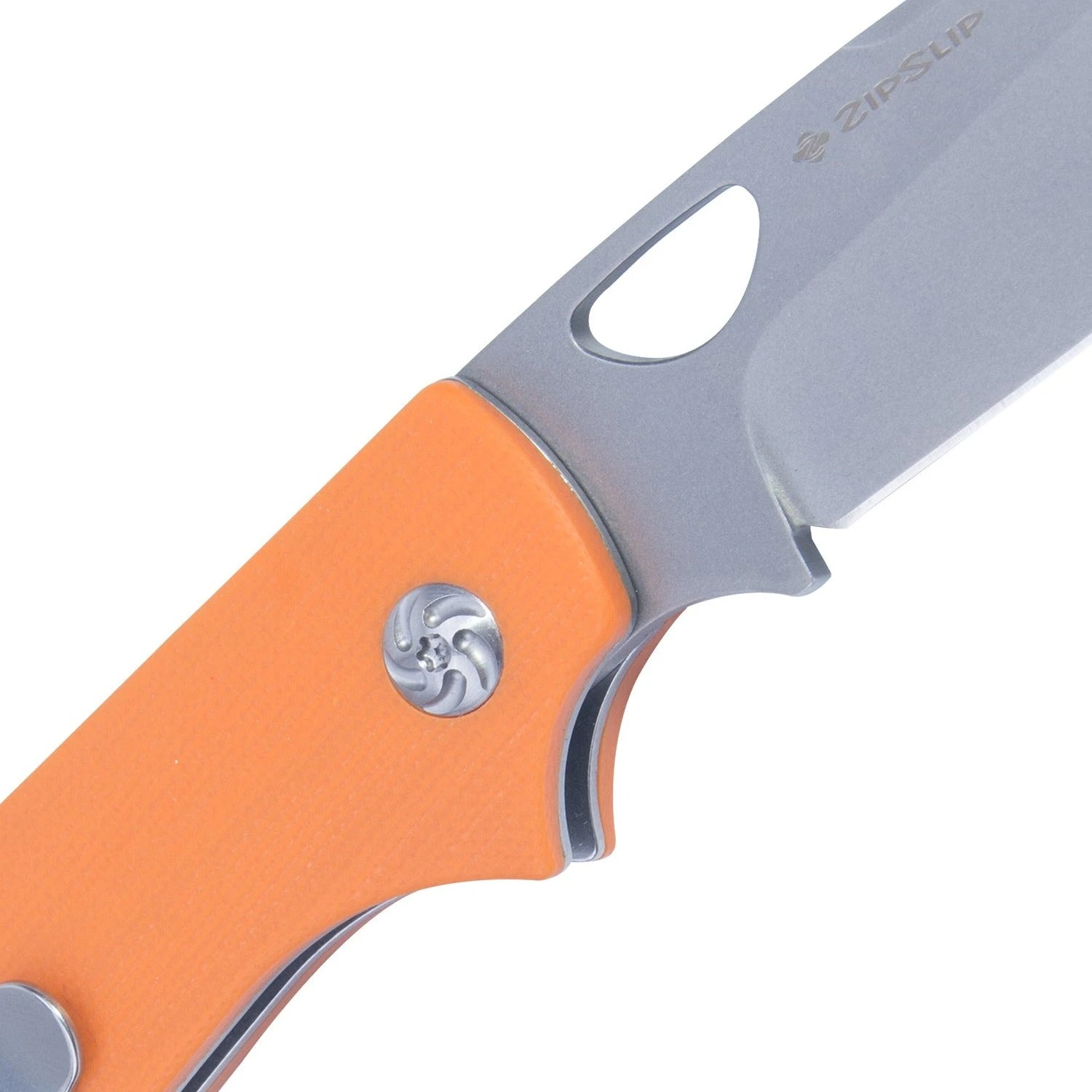 Kizer Zipslip Slipjoint G-10 Orange V3507N2 (2.83" Stonewashed) 6 Kizer Zipslip Slipjoint G-10 Orange V3507N2 (2.83" Stonewashed) - Image 4