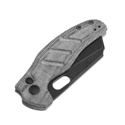 Kizer C01C 154CM Blade Button Lock Micarta Handle V4488BC1 (3.29" Black Stonewash) -Kizer Sales Store 5 6150d8fa 0f28 4aed 8156 379171e44f2e