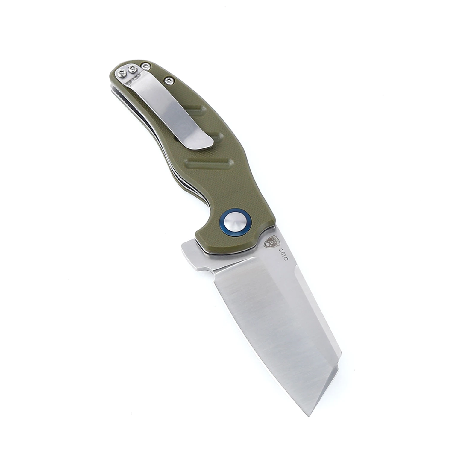 Kizer Mini Sheepdog C01c G-10 Green V3488C2 (2.63" Satin) 4 Kizer Mini Sheepdog C01c G-10 Green V3488C2 (2.63" Satin) - Image 2