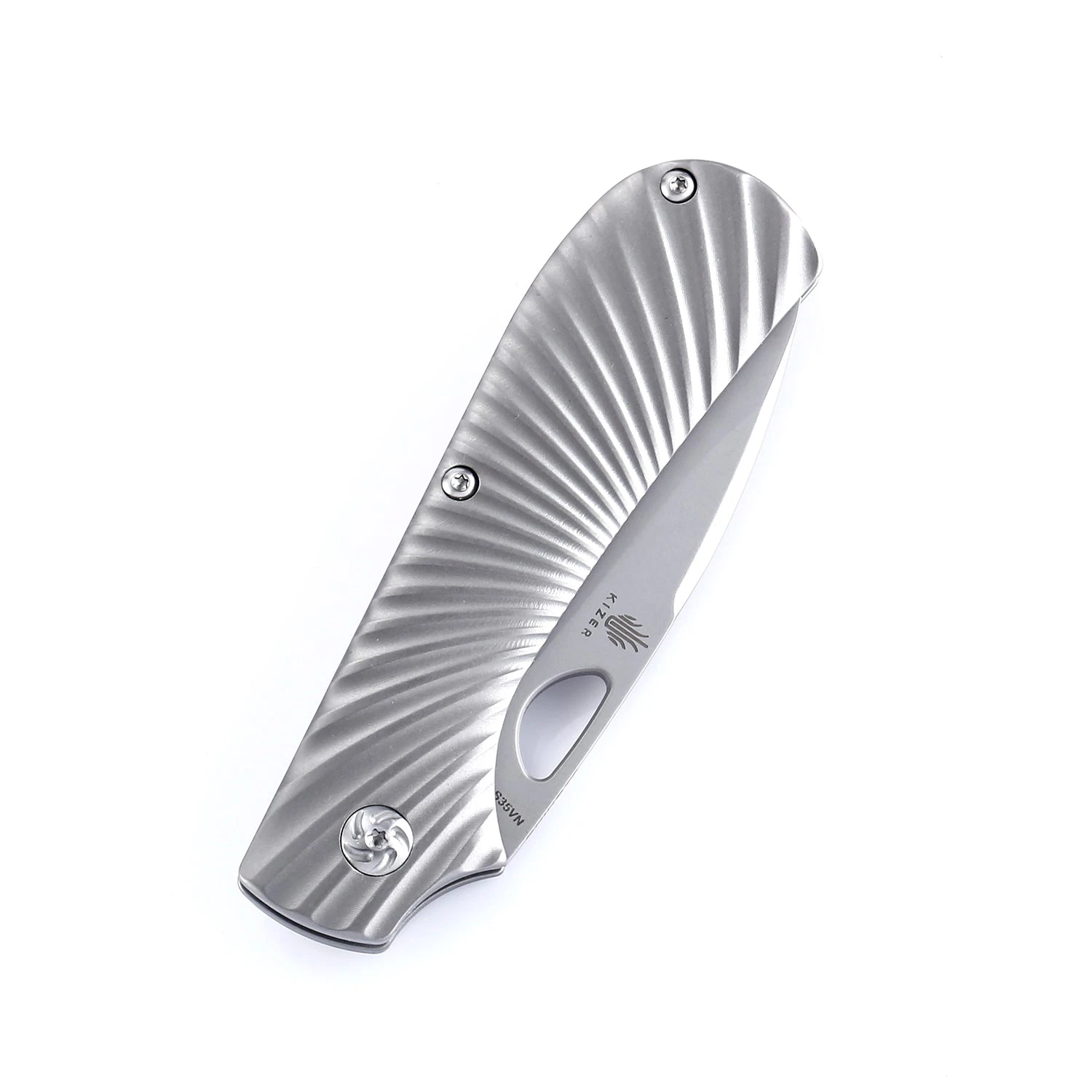 Kizer Zipslip Titanium Gray Ki3507 (2.84" Stonewash) 7 Kizer Zipslip Titanium Gray Ki3507 (2.84" Stonewash) - Image 5