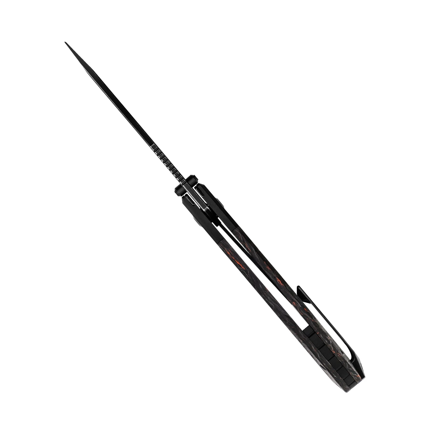 Kizer Phoenix S35VN Blade Liner Lock Fatcarbon+Aluminium Handle Ki4647A1(3.58" Black Stonewashed) 10 Kizer Phoenix S35VN Blade Liner Lock Fatcarbon+Aluminium Handle Ki4647A1(3.58" Black Stonewashed) - Image 8