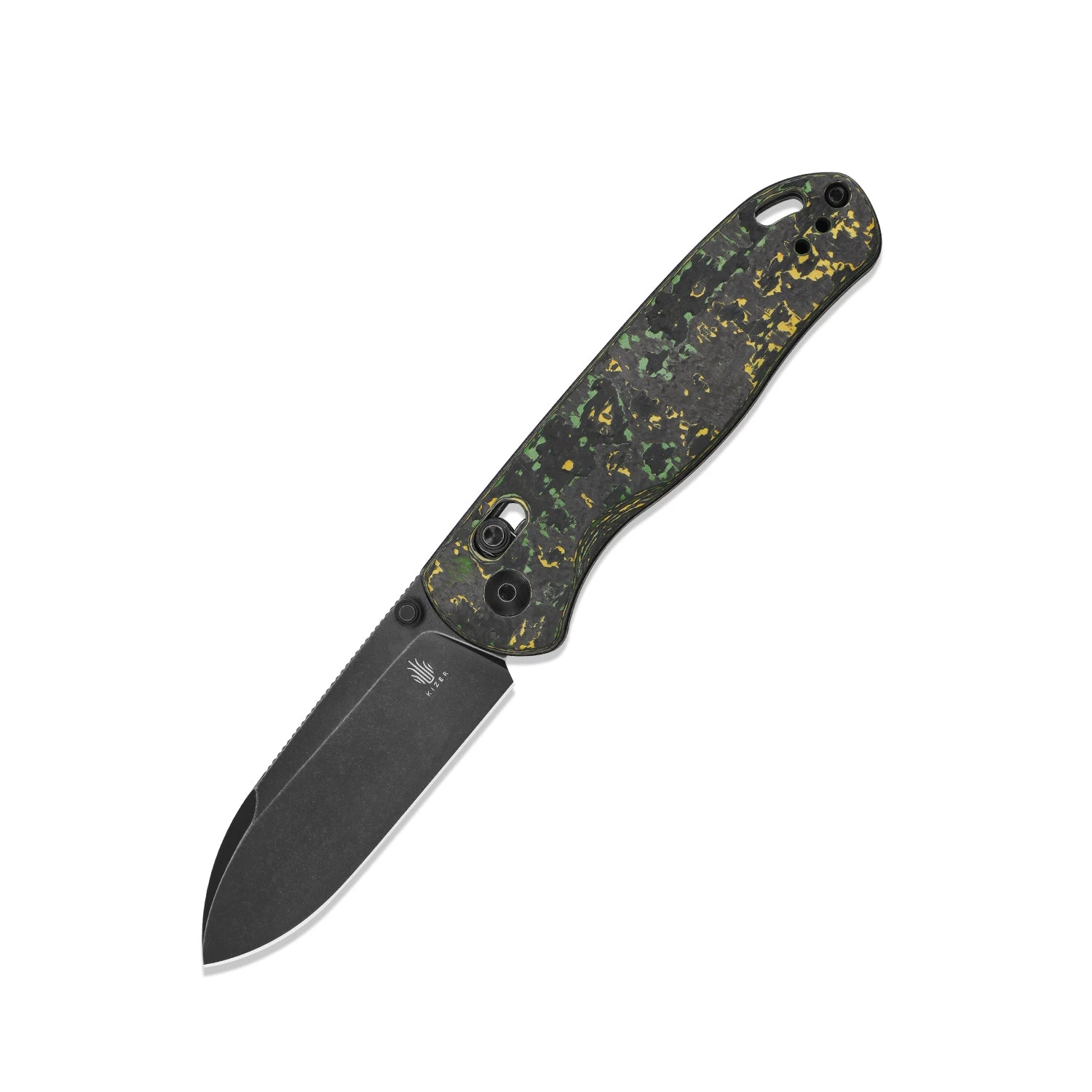 Kizer Azo Drop Bear 20CV Blade Clutch Lock Fatcarbon Ki3619A1 (2.97" Black Stonewash) 2 Kizer Azo Drop Bear 20CV Blade Clutch Lock Fatcarbon Ki3619A1 (2.97" Black Stonewash)