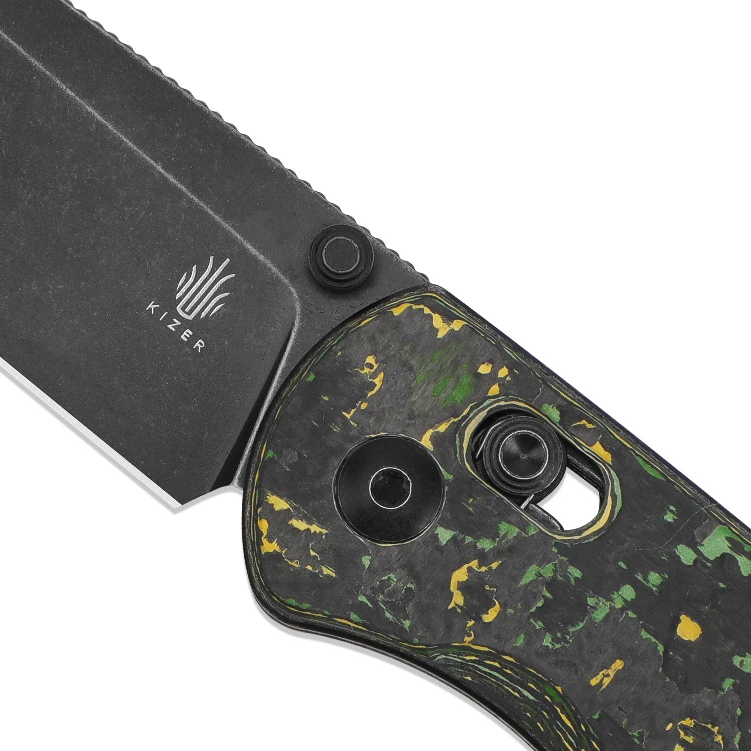 Kizer Azo Drop Bear 20CV Blade Clutch Lock Fatcarbon Ki3619A1 (2.97" Black Stonewash) 4 Kizer Azo Drop Bear 20CV Blade Clutch Lock Fatcarbon Ki3619A1 (2.97" Black Stonewash) - Image 3