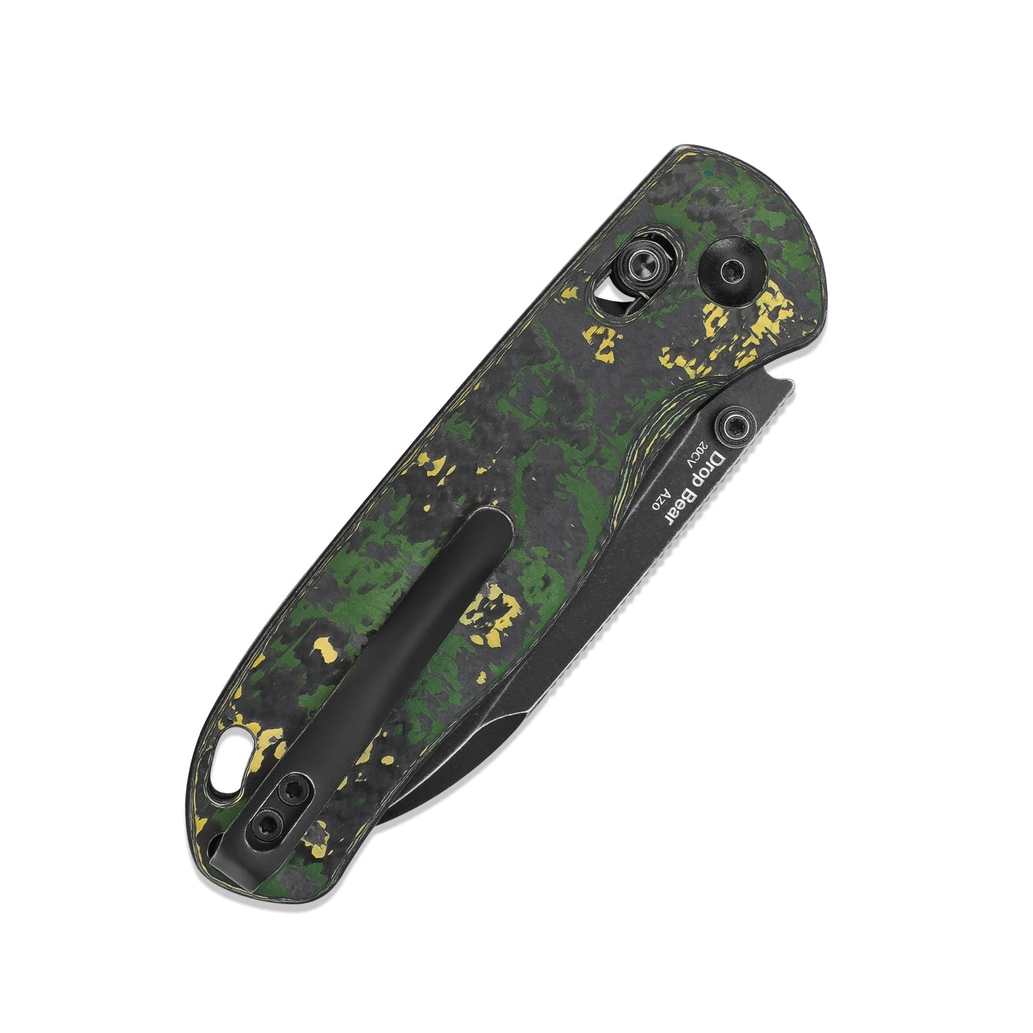 Kizer Azo Drop Bear 20CV Blade Clutch Lock Fatcarbon Ki3619A1 (2.97" Black Stonewash) 7 Kizer Azo Drop Bear 20CV Blade Clutch Lock Fatcarbon Ki3619A1 (2.97" Black Stonewash) - Image 6