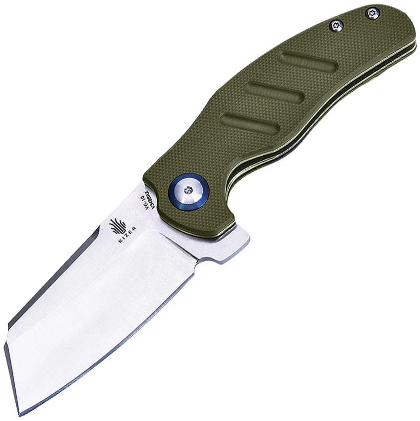 Kizer Cutlery Mini C01C Linerlock Green 3 Kizer Cutlery Mini C01C Linerlock Green