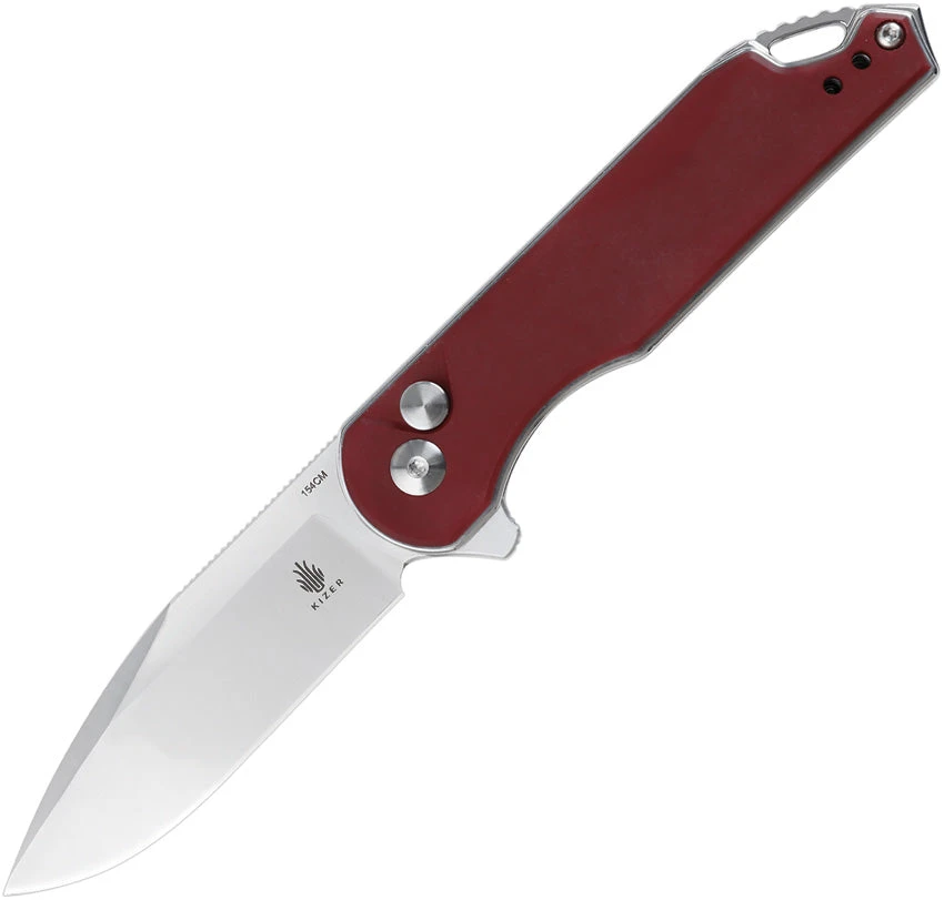 Kizer Cutlery Assassin Button Lock Micarta 3 Kizer Cutlery Assassin Button Lock Micarta