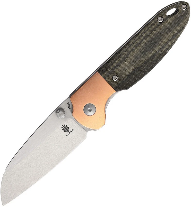 Kizer Cutlery Deviant Linerlock Green 3 Kizer Cutlery Deviant Linerlock Green