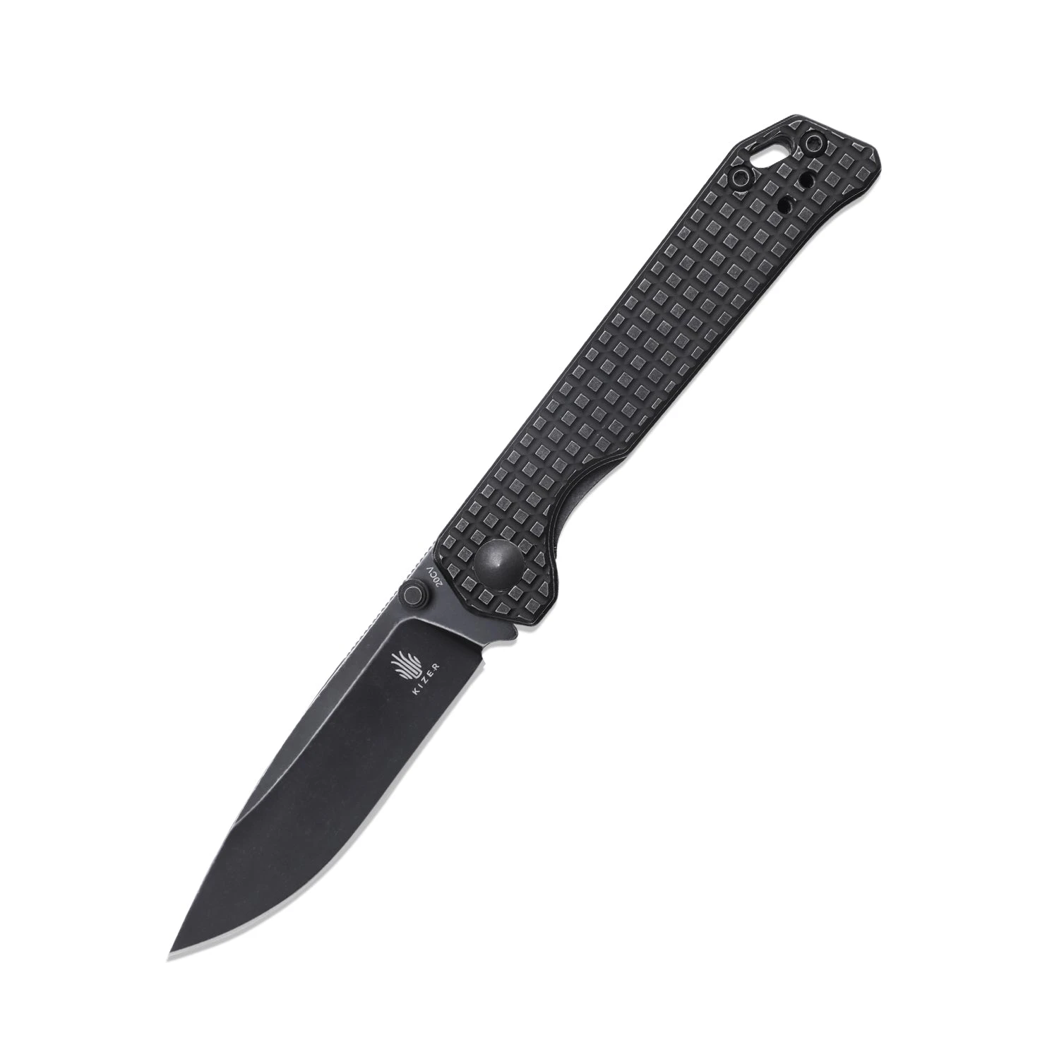 Kizer Begleiter Mini 20CV Blade Titanium Frame Lock Ki3458RA3 (2.91" Black Stonewash) 3 Kizer Begleiter Mini 20CV Blade Titanium Frame Lock Ki3458RA3 (2.91" Black Stonewash)