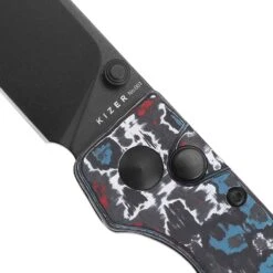 Kizer Original Elmax Blade Fatcarbon Handle Ki3605A1 (2.98" Black) -Kizer Sales Store Ki3605A1 3