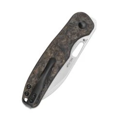 Kizer Azo HIC-CUP S35VN Blade Button Lock Knife Fatcarbon Handle Ki3606A1 (3.15” Stonewash) -Kizer Sales Store Ki3606A1 6