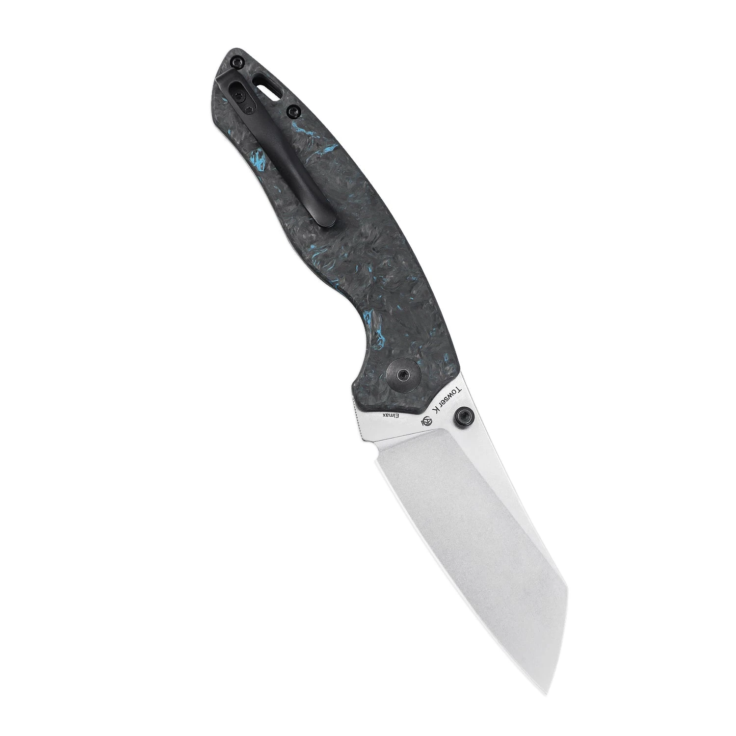 Kizer Azo Towser K Elmax Blade Fatcarbon Handle Ki4593A1 (3.40" Stonewash) 4 Kizer Azo Towser K Elmax Blade Fatcarbon Handle Ki4593A1 (3.40" Stonewash) - Image 2