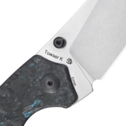 Kizer Azo Towser K Elmax Blade Fatcarbon Handle Ki4593A1 (3.40" Stonewash) 12 Kizer Azo Towser K Elmax Blade Fatcarbon Handle Ki4593A1 (3.40" Stonewash) -Kizer Sales Store Ki4593A1 4