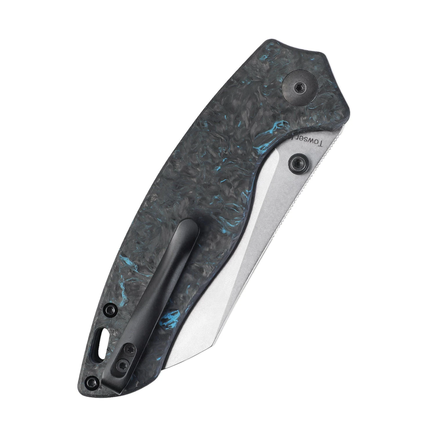 Kizer Azo Towser K Elmax Blade Fatcarbon Handle Ki4593A1 (3.40" Stonewash) 8 Kizer Azo Towser K Elmax Blade Fatcarbon Handle Ki4593A1 (3.40" Stonewash) - Image 6