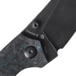 Kizer Azo Towser K Elmax Blade Fatcarbon Handle Ki4593A2 (3.40" Black SW) -Kizer Sales Store Ki4593A2 4