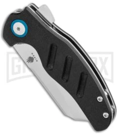 Kizer Vanguard Mini Sheepdog Liner Lock Knife Black G-10 - Satin Plain -Kizer Sales Store Kizer C01C Black Satin jr spine 1 large