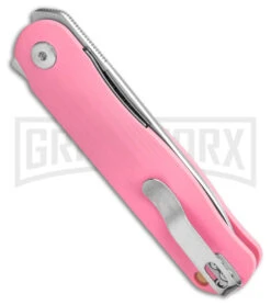 Kizer Lätt Vind Mini Liner Lock Knife Pink G-10 - Satin Plain 8 Kizer Lätt Vind Mini Liner Lock Knife Pink G-10 - Satin Plain -Kizer Sales Store Kizer Latt Vind Mini Liner Lock Knife Pink G 10 3in Satin BHQ 139741 td side large