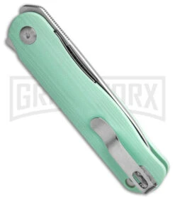 Kizer Lätt Vind Mini Liner Lock Knife Tiffany Blue G-10 - Satin Plain -Kizer Sales Store Kizer Latt Vind Mini Liner Lock Knife Tiff Blue G 10 3in Satin BHQ 139742 td side large