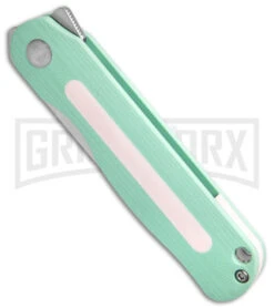 Kizer Lätt Vind Mini Liner Lock Knife Tiffany Blue G-10 - Satin Plain -Kizer Sales Store Kizer Latt Vind Mini Liner Lock Knife Tiff Blue G 10 3in Satin BHQ 139742 td spine large