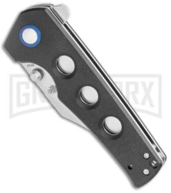 Kizer Vanguard Junges Liner Lock Knife Black G-10 - Satin Plain -Kizer Sales Store Kizer Vanguard Elstner Junges LL Black G 10 Satin BHQ 121161 jr spine large