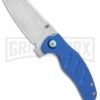 Kizer Vanguard Mini Sheepdog Liner Lock Knife Blue G-10 - Satin Plain -Kizer Sales Store Kizer Vanguard Mini Sheepdog C01C Blue G10 satin BHQ 85521 jr 1 large