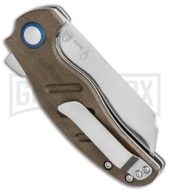 Kizer Vanguard Mini Sheepdog Knife Green Micarta - Satin Plain -Kizer Sales Store Kizer Vanguard Mini Sheepdog Knife Green Micarta 2.6 Satin BD1N V3488E8 BHQ 118610 LS Side large