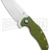 Kizer Vanguard Sheepdog XL Liner Lock Knife Green G-10 - Satin Plain -Kizer Sales Store Kizer Vanguard Sheepdog XL C01C LL Green G 10 Satin V5488C2 BHQ 98147 jr large