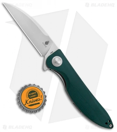 Kizer Swaggs Swayback Green G-10 Folding Knife - Stonewash Plain 10 Kizer Swaggs Swayback Green G-10 Folding Knife - Stonewash Plain - Image 8