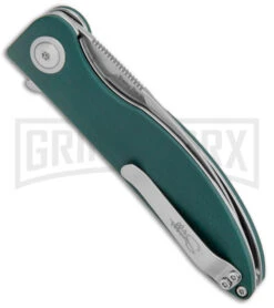 Kizer Swaggs Swayback Green G-10 Folding Knife - Stonewash Plain 12 Kizer Swaggs Swayback Green G-10 Folding Knife - Stonewash Plain -Kizer Sales Store Kizer Vanguard Swaggs Swayback Green G 10 SW V3566N5 BHQ 126631 jr side large